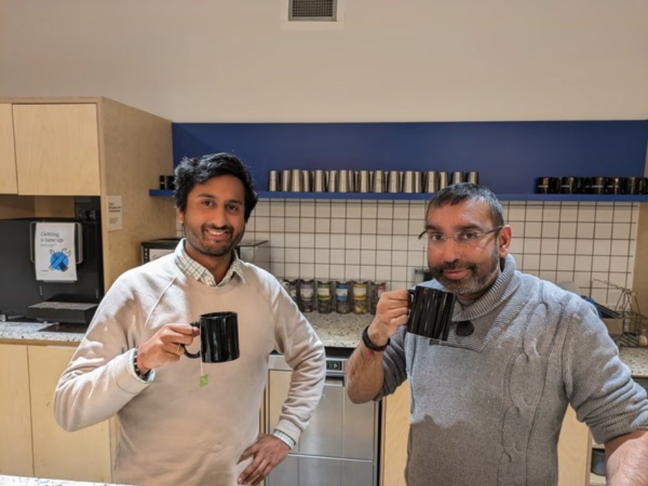 Coffee catch-up with a portfolio founder
